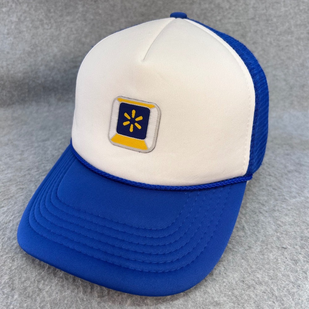 Walmart Spark Logo Mens Blue Outdoor Cap Trucker Hat Snapback OSFM